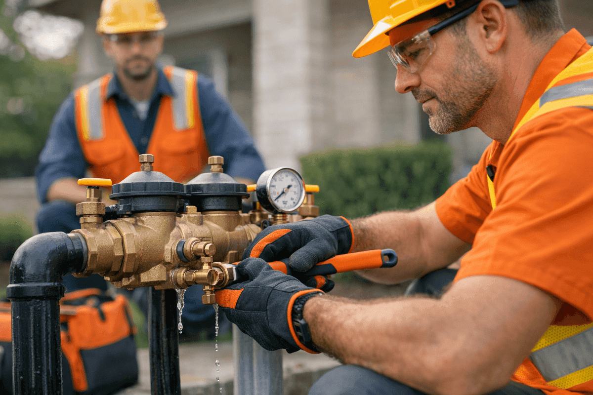 Backflow Prevention service by JJL Plumbing