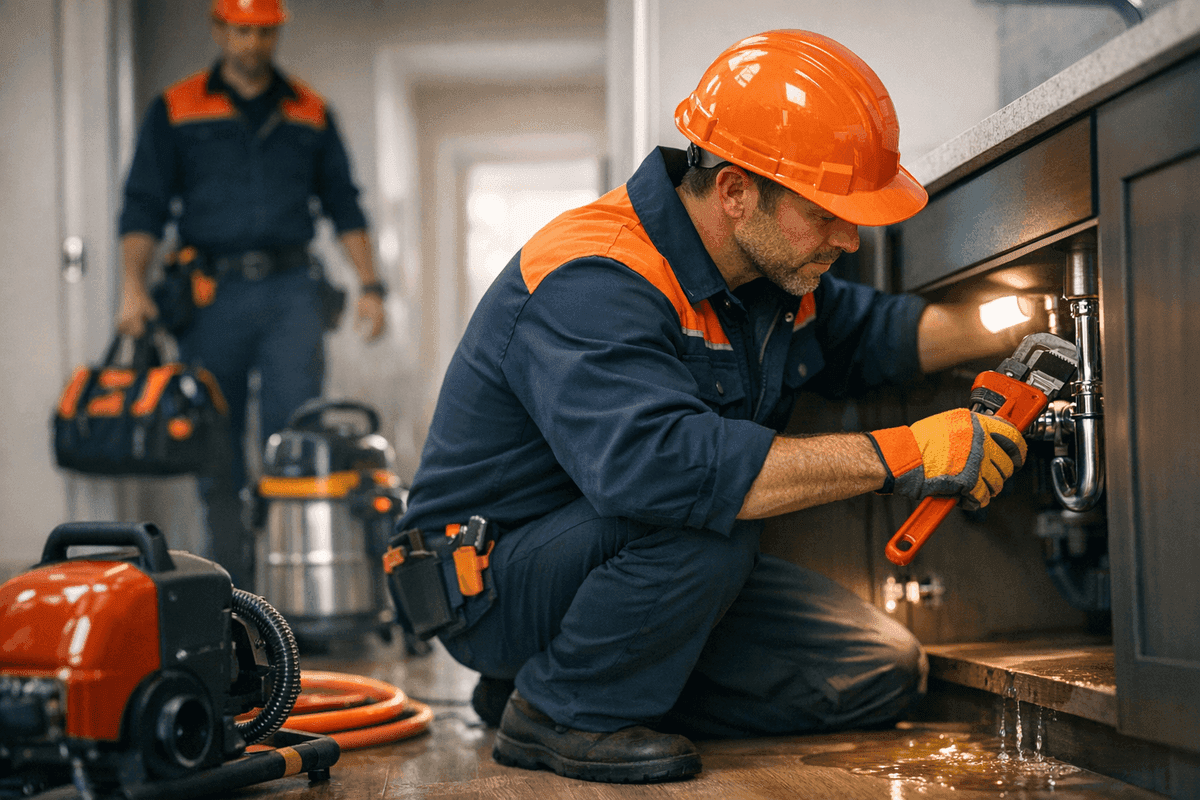 Emergency Plumbing service by JJL Plumbing