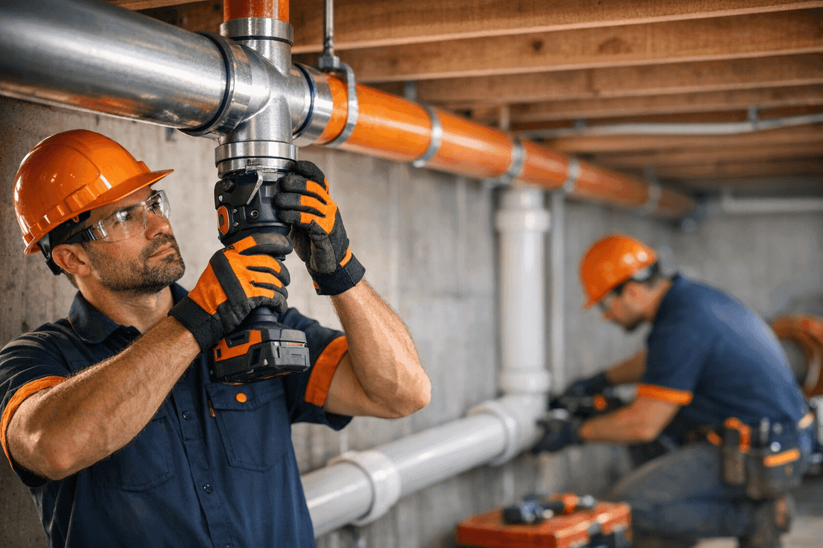 Pipe Installation service by JJL Plumbing