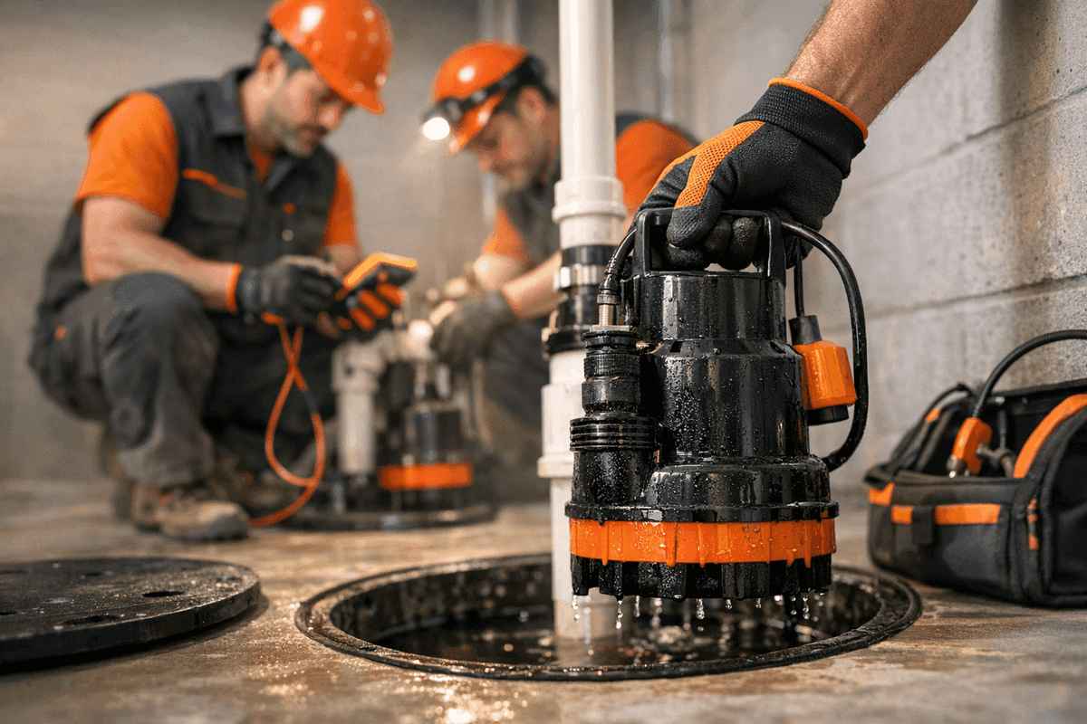Sump Pump Repair service by JJL Plumbing