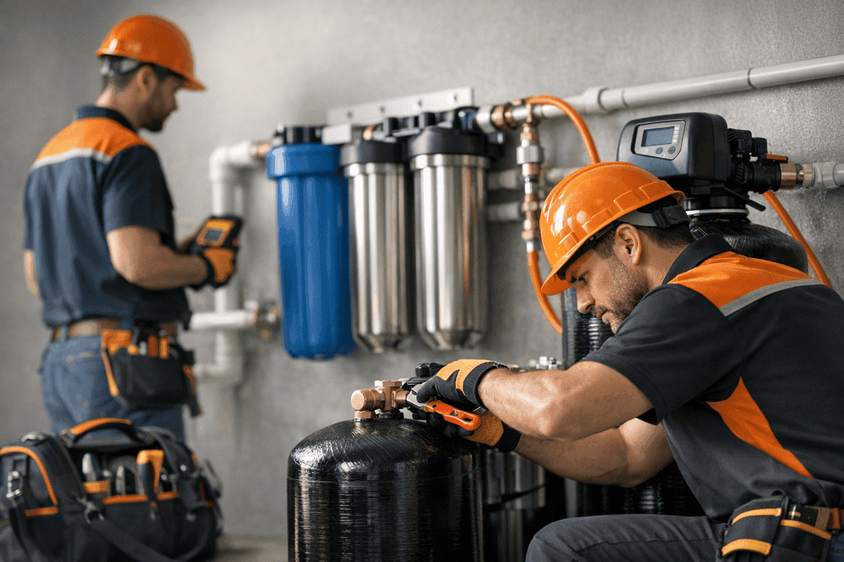 Water Filtration Systems service by JJL Plumbing